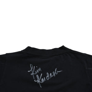 新品同様 BALENCIAGA バレンシアガ キムカーダシアン 半袖Tシャツ 25SS 807341 コットン ブラック ピンク サイズM 中古 4a009248