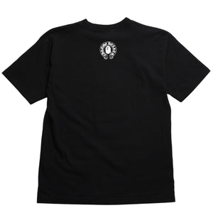 極美品 CHROME HEARTS クロムハーツ × A BATHING APE ア ベイシング エイプ 半袖Tシャツ サイズM ブラック 中古 4a010501