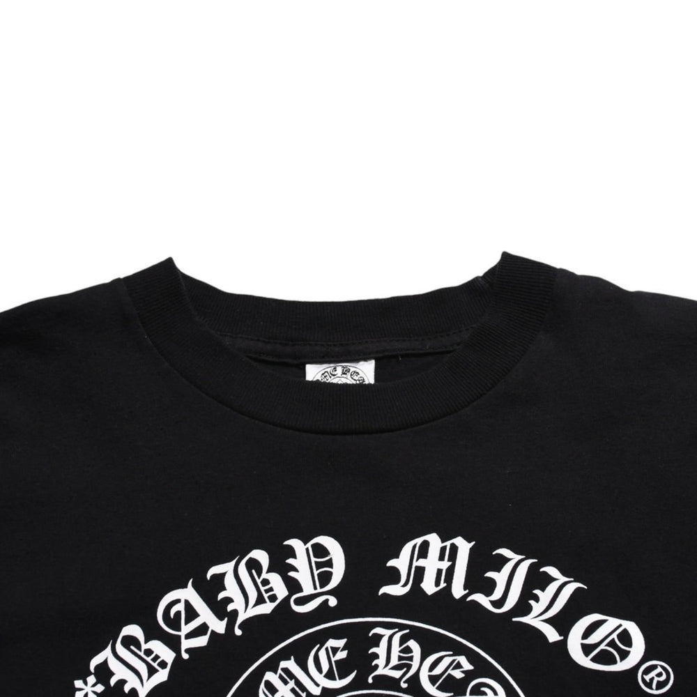 極美品 CHROME HEARTS クロムハーツ × A BATHING APE ア ベイシング エイプ 半袖Tシャツ サイズM ブラック 中古 4a010501