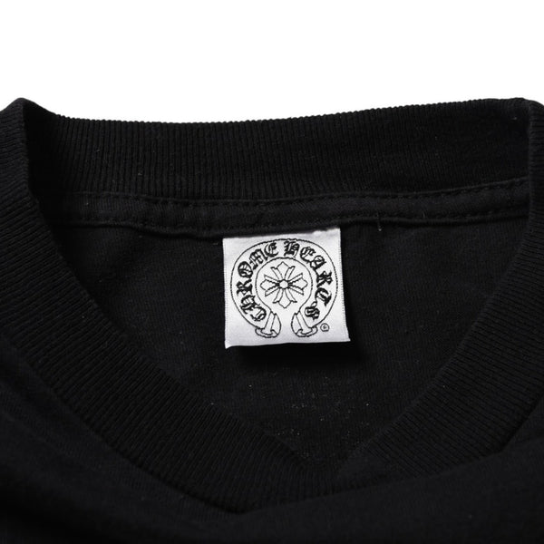 極美品 CHROME HEARTS クロムハーツ × A BATHING APE ア ベイシング エイプ 半袖Tシャツ サイズM ブラック 中古 4a010501