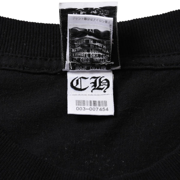 極美品 CHROME HEARTS クロムハーツ × A BATHING APE ア ベイシング エイプ 半袖Tシャツ サイズM ブラック 中古 4a010501