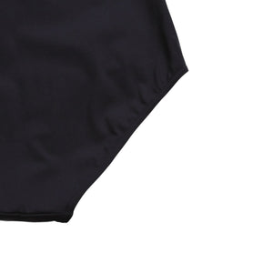 極美品 CHANEL シャネル スイムウェア 水着 ココマーク 9065V45004 ネイビー ポーチ付き サイズ34 中古 4a008552