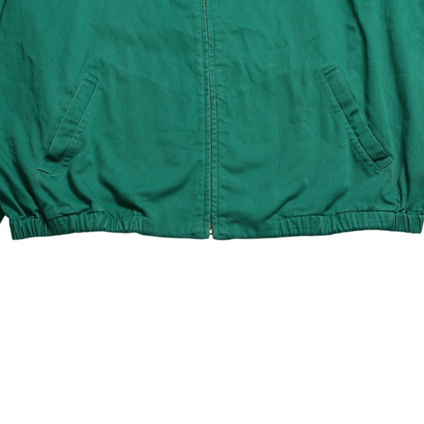 極美品 POLO RALPHLAURENT ポロ ラルフローレン ジャケット ワンポイント ポニー グリーン パープル ゴールド金具 サイズXL 中古 4a001871