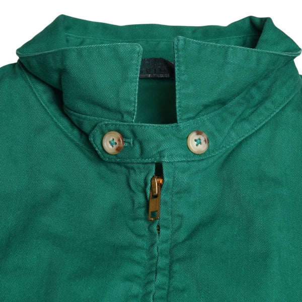 極美品 POLO RALPHLAURENT ポロ ラルフローレン ジャケット ワンポイント ポニー グリーン パープル ゴールド金具 サイズXL 中古 4a001871