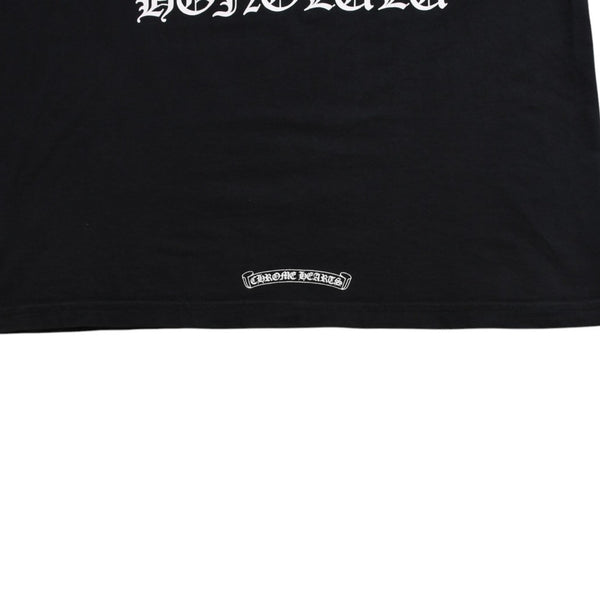 CHROME HEARTS クロムハーツ CH SINE CHシャイン 半袖Tシャツ サイズL ホノルル限定 ホースシュー ブラック 美品 中古 4a009186