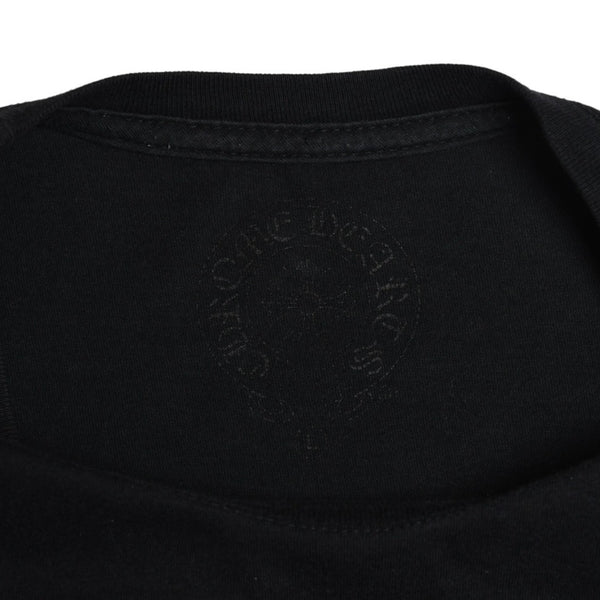 CHROME HEARTS クロムハーツ CH SINE CHシャイン 半袖Tシャツ サイズL ホノルル限定 ホースシュー ブラック 美品 中古 4a009186