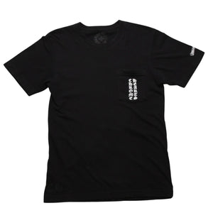 CHROME HEARTS クロムハーツ 大阪限定スクロールラベルTシャツ OSAKA limited ブラック 黒 スクロールロゴ Sサイズ 美品 中古 4a001879