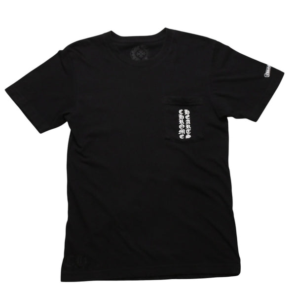 CHROME HEARTS クロムハーツ 大阪限定スクロールラベルTシャツ OSAKA limited ブラック 黒 スクロールロゴ Sサイズ 美品 中古 4a001879