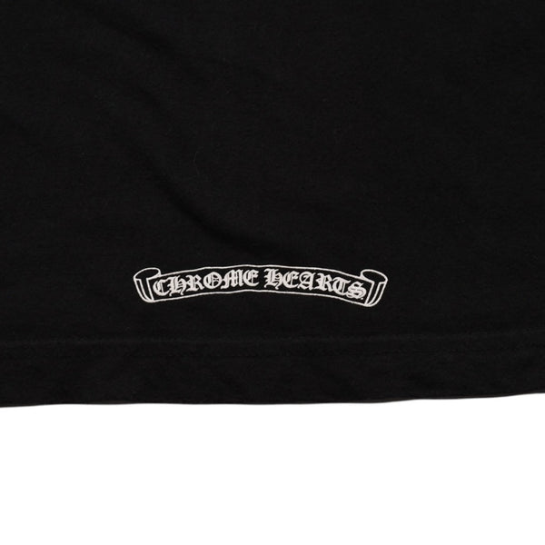 CHROME HEARTS クロムハーツ 大阪限定スクロールラベルTシャツ OSAKA limited ブラック 黒 スクロールロゴ Sサイズ 美品 中古 4a001879