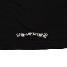 画像をギャラリービューアに読み込む, CHROME HEARTS クロムハーツ 大阪限定スクロールラベルTシャツ OSAKA limited ブラック 黒 スクロールロゴ Sサイズ 美品 中古 4a001879