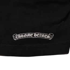 CHROME HEARTS クロムハーツ 大阪限定スクロールラベルTシャツ OSAKA limited ブラック 黒 スクロールロゴ Sサイズ 美品 中古 4a001879