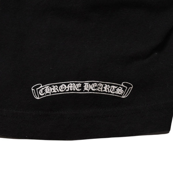 CHROME HEARTS クロムハーツ 大阪限定スクロールラベルTシャツ OSAKA limited ブラック 黒 スクロールロゴ Sサイズ 美品 中古 4a001879