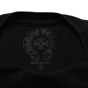 CHROME HEARTS クロムハーツ 大阪限定スクロールラベルTシャツ OSAKA limited ブラック 黒 スクロールロゴ Sサイズ 美品 中古 4a001879