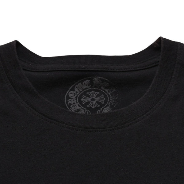 CHROME HEARTS クロムハーツ 大阪限定スクロールラベルTシャツ OSAKA limited ブラック 黒 スクロールロゴ Sサイズ 美品 中古 4a001879