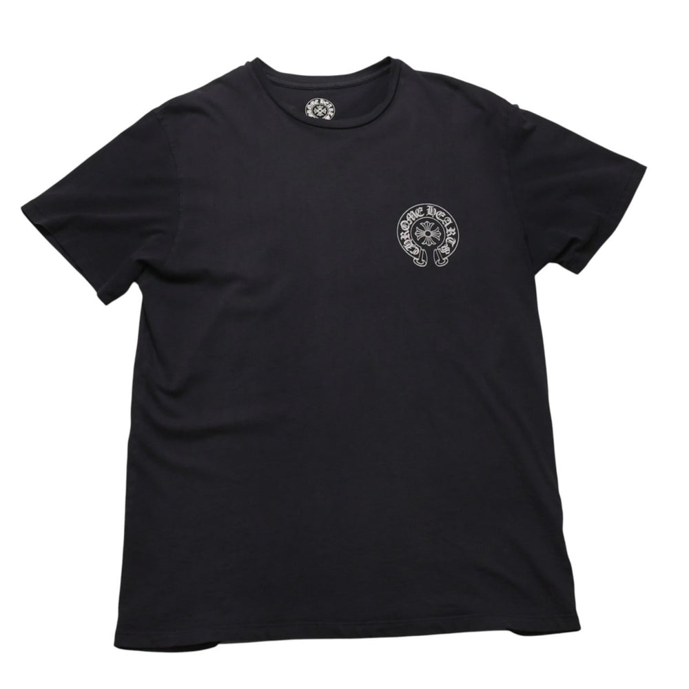 CHROME HEARTS クロムハーツ ホースシューTシャツ 馬蹄 半袖Tシャツ ブラック 黒 Mサイズ 美品 中古 4a001884