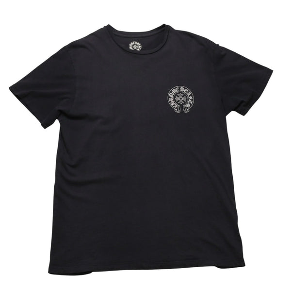 CHROME HEARTS Horseshoe T-shirt Horseshoe Short Sleeve T-shirt Black Black M Size Good Condition Used 4a001884