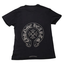 画像をギャラリービューアに読み込む, CHROME HEARTS クロムハーツ ホースシューTシャツ 馬蹄 半袖Tシャツ ブラック 黒 Mサイズ 美品 中古 4a001884