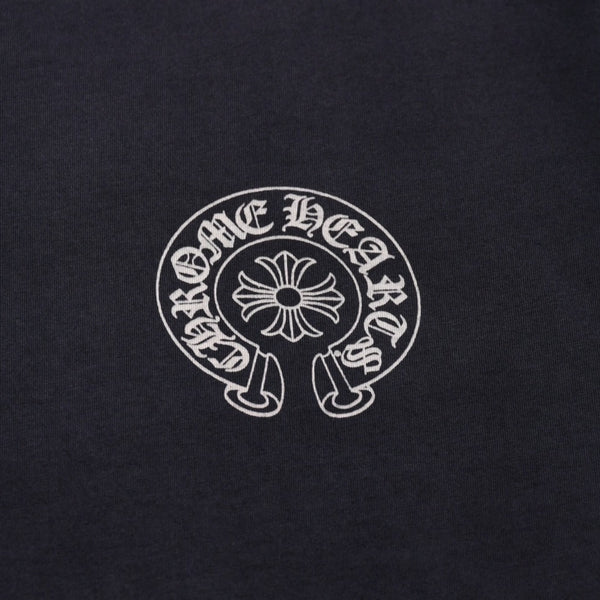 CHROME HEARTS Horseshoe T-shirt Horseshoe Short Sleeve T-shirt Black Black M Size Good Condition Used 4a001884