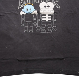 新品未使用 SAINT Mxxxxxx セントマイケル BOUNTY HUNTER コラボTシャツ BH_SS TEE SKULL-K&BABY-M 半袖Tシャツ Tシャツ ブラック ヴィンテージ加工 中古 4a001973