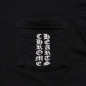 CHROME HEARTS クロムハーツ 大阪限定スクロールラベルTシャツ OSAKA limited ブラック 黒 スクロールロゴ Sサイズ 美品 中古 4a001879