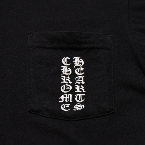CHROME HEARTS クロムハーツ 大阪限定スクロールラベルTシャツ OSAKA limited ブラック 黒 スクロールロゴ Sサイズ 美品 中古 4a001879