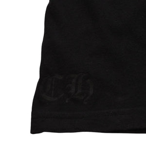 CHROME HEARTS クロムハーツ 大阪限定スクロールラベルTシャツ OSAKA limited ブラック 黒 スクロールロゴ Sサイズ 美品 中古 4a001879