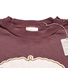 画像をギャラリービューアに読み込む, 新品未使用 SAINT Mxxxxxx セントマイケル SS T-SHIRT SAINT MXX BUR 半袖Tシャツ Tシャツ バーガンディ エイジング加工 中古 4a001975