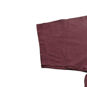 New and unused SAINT Mxxxxxx Saint Michael SS T-SHIRT SAINT MXX BUR Short sleeve T-shirt T-shirt Burgundy Aged processing Used 4a001975