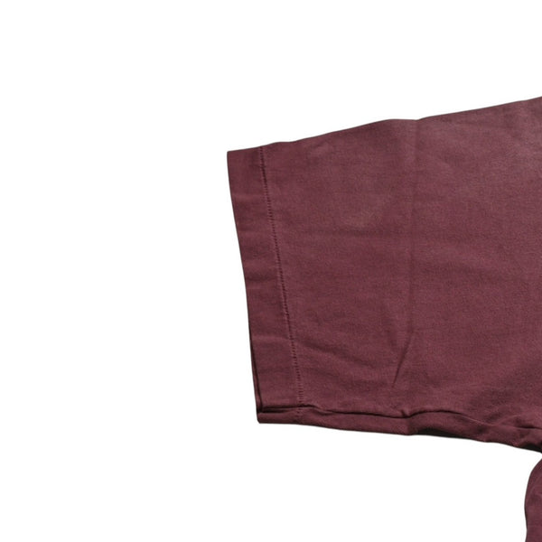 New and unused SAINT Mxxxxxx Saint Michael SS T-SHIRT SAINT MXX BUR Short sleeve T-shirt T-shirt Burgundy Aged processing Used 4a001975