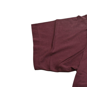 New and unused SAINT Mxxxxxx Saint Michael SS T-SHIRT SAINT MXX BUR Short sleeve T-shirt T-shirt Burgundy Aged processing Used 4a001975