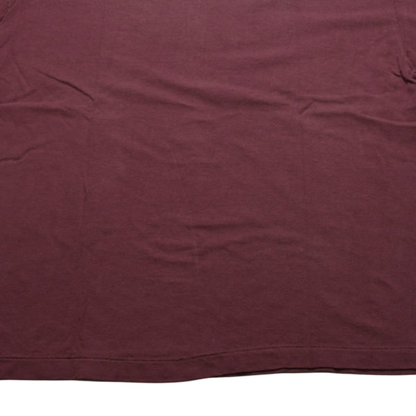 New and unused SAINT Mxxxxxx Saint Michael SS T-SHIRT SAINT MXX BUR Short sleeve T-shirt T-shirt Burgundy Aged processing Used 4a001975