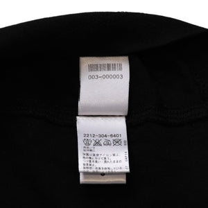 CHROME HEARTS クロムハーツ ポケット付きTシャツ クロスレザーパッチ シルバー金具 ブラック CHプラス スクロールラベル 美品 中古 4a001885