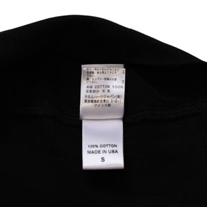 CHROME HEARTS クロムハーツ ポケット付きTシャツ クロスレザーパッチ シルバー金具 ブラック CHプラス スクロールラベル 美品 中古 4a001885