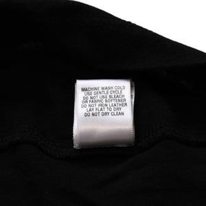 CHROME HEARTS クロムハーツ ポケット付きTシャツ クロスレザーパッチ シルバー金具 ブラック CHプラス スクロールラベル 美品 中古 4a001885