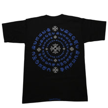 画像をギャラリービューアに読み込む, 新品未使用 CHROME HEARTS クロムハーツ ポケット半袖Tシャツ サークルロゴCHプラス ブラック シルバー ブルー 中古 4a001882