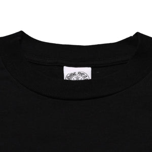 New and unused CHROME HEARTS Pocket Short Sleeve T-shirt Circle Logo CH Plus Black Silver Blue Used 4a001882