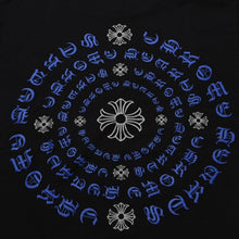 画像をギャラリービューアに読み込む, 新品未使用 CHROME HEARTS クロムハーツ ポケット半袖Tシャツ サークルロゴCHプラス ブラック シルバー ブルー 中古 4a001882