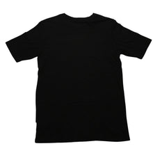 画像をギャラリービューアに読み込む, CHROME HEARTS クロムハーツ ポケット付きTシャツ クロスレザーパッチ シルバー金具 ブラック CHプラス スクロールラベル 美品 中古 4a001885