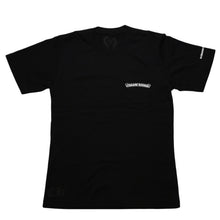 画像をギャラリービューアに読み込む, 新品未使用 CHROME HEARTS クロムハーツ スクロールロゴTシャツ ブラック 黒 ポケットTシャツ 半袖Tシャツ 中古 4a001880