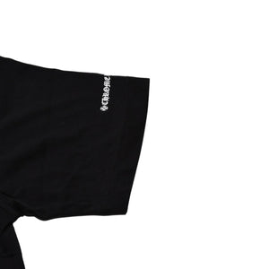 新品未使用 CHROME HEARTS クロムハーツ スクロールロゴTシャツ ブラック 黒 ポケットTシャツ 半袖Tシャツ 中古 4a001880
