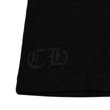 画像をギャラリービューアに読み込む, 新品未使用 CHROME HEARTS クロムハーツ スクロールロゴTシャツ ブラック 黒 ポケットTシャツ 半袖Tシャツ 中古 4a001880