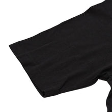 画像をギャラリービューアに読み込む, CHROME HEARTS クロムハーツ ポケット付きTシャツ クロスレザーパッチ シルバー金具 ブラック CHプラス スクロールラベル 美品 中古 4a001885