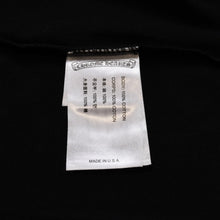 画像をギャラリービューアに読み込む, 新品未使用 CHROME HEARTS クロムハーツ スクロールロゴTシャツ ブラック 黒 ポケットTシャツ 半袖Tシャツ 中古 4a001880