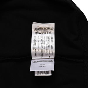 新品未使用 CHROME HEARTS クロムハーツ スクロールロゴTシャツ ブラック 黒 ポケットTシャツ 半袖Tシャツ 中古 4a001880