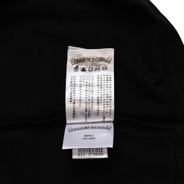 新品未使用 CHROME HEARTS クロムハーツ スクロールロゴTシャツ ブラック 黒 ポケットTシャツ 半袖Tシャツ 中古 4a001880