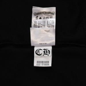 新品未使用 CHROME HEARTS クロムハーツ スクロールロゴTシャツ ブラック 黒 ポケットTシャツ 半袖Tシャツ 中古 4a001880