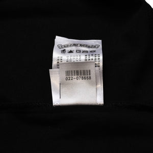 新品未使用 CHROME HEARTS クロムハーツ スクロールロゴTシャツ ブラック 黒 ポケットTシャツ 半袖Tシャツ 中古 4a001880