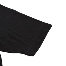 画像をギャラリービューアに読み込む, CHROME HEARTS クロムハーツ ポケット付きTシャツ クロスレザーパッチ シルバー金具 ブラック CHプラス スクロールラベル 美品 中古 4a001885