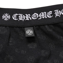 画像をギャラリービューアに読み込む, 極美品 CHROME HEARTS クロムハーツ マルチロゴ総柄レギンス ホースシュー クロス CHタガー フローラル ブラック アンダーウェア Sサイズ 中古 4a001883