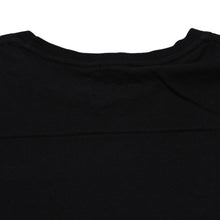 画像をギャラリービューアに読み込む, CHROME HEARTS クロムハーツ ポケット付きTシャツ クロスレザーパッチ シルバー金具 ブラック CHプラス スクロールラベル 美品 中古 4a001885